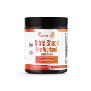 Nitric Shock Pre-Workout – Watermelon | Energy, Focus & Muscle Pump